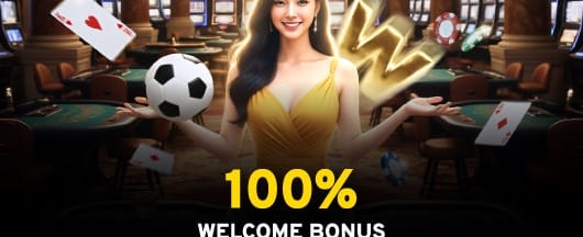 Bonus Selamat Datang 100% promotion banner